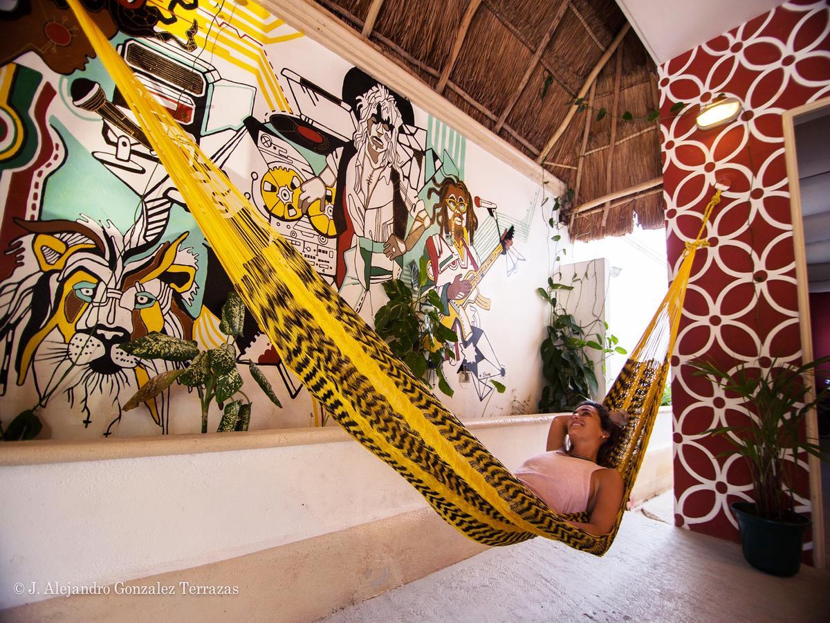 Quintana Roots Hostel Tulum Pueblo Buitenkant foto